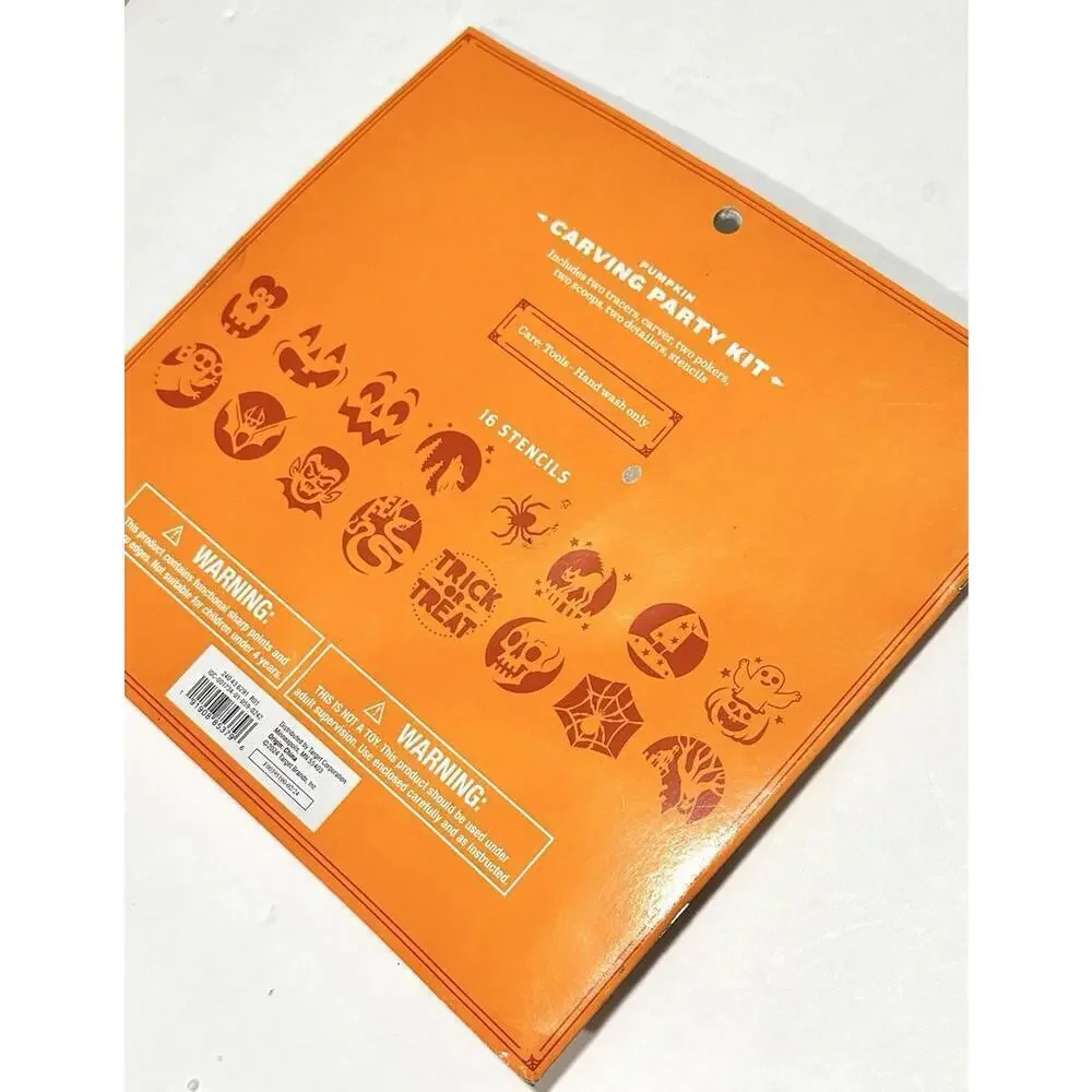 Hyde & EEK! Boutique Halloween 9-Tools, 16 Halloween Pumpkin Carving Kit